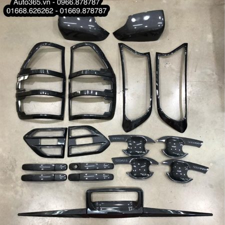 TRỌN BỘ ỐP TRANG TRÍ CARBON CHO FORD RANGER